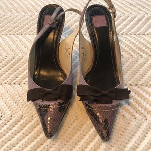 👛 Coach Lilac Suede Shoes